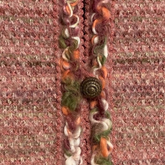 Vintage 80’s Castleberry Stretch Tweed Jacket & Skirt Suit In Pink | Size 10 - Picture 5 of 16